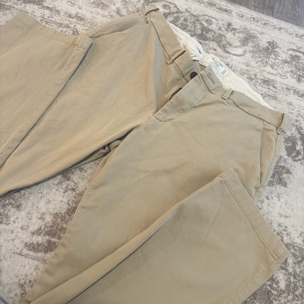 Abercrombie & Fitch Men's Khaki Chinos